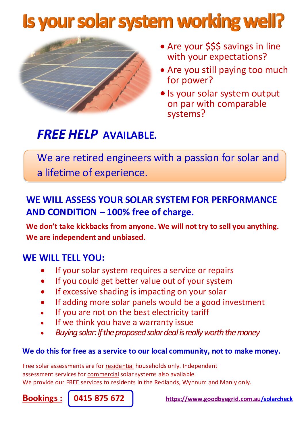 Solarcheck flyer